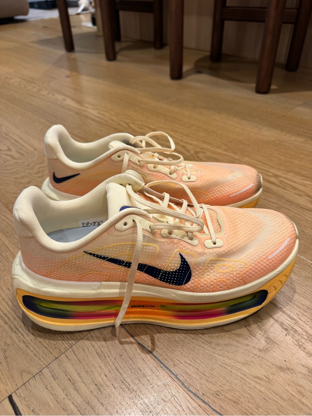 Nike Vomero Premium Orange/Yellow Mesh Running Sneakers